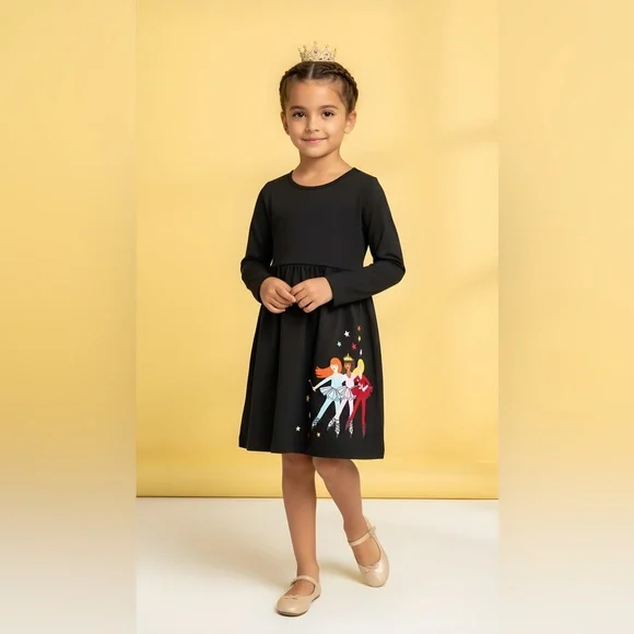 Hanna Andersson Appliqué Art Dress - Picture 2 of 10